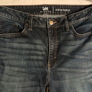 Lee Women's Midrise Boot Cut Jeans - Deep Blue